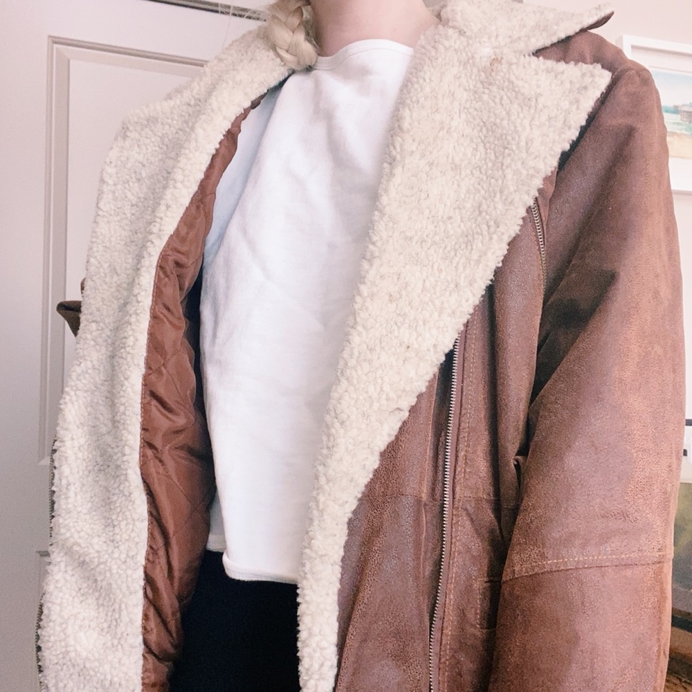 ⭐️Brown Sherpa Coat⭐️